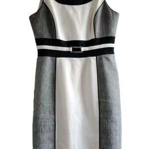 Chic Whitehouse/Blackmarket Monochrome Dress